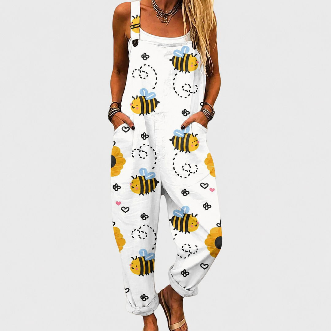 Comfortable Printed Jumpsuit