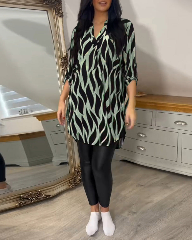 ALEXANDRA™ | Women Printed Loose-Fit Top