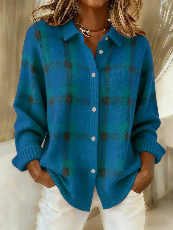 Brinovelle - Chic and Cozy Checkered Vest