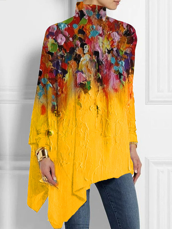Dorothy | Oversized High Neck Lightweight Top