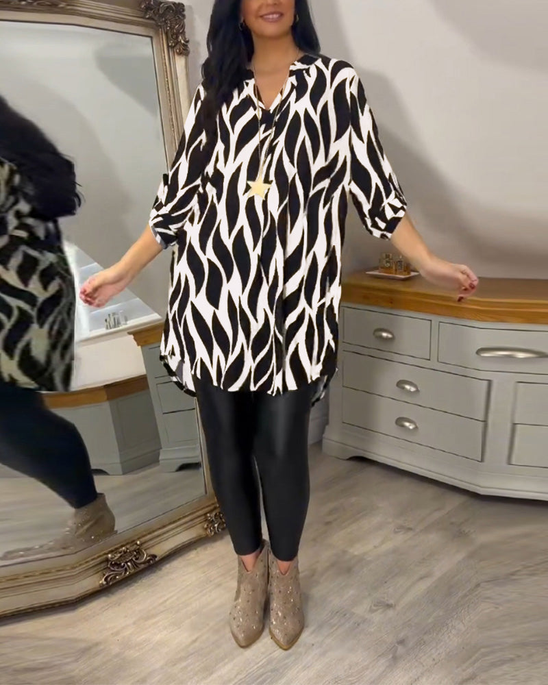 ALEXANDRA™ | Women Printed Loose-Fit Top