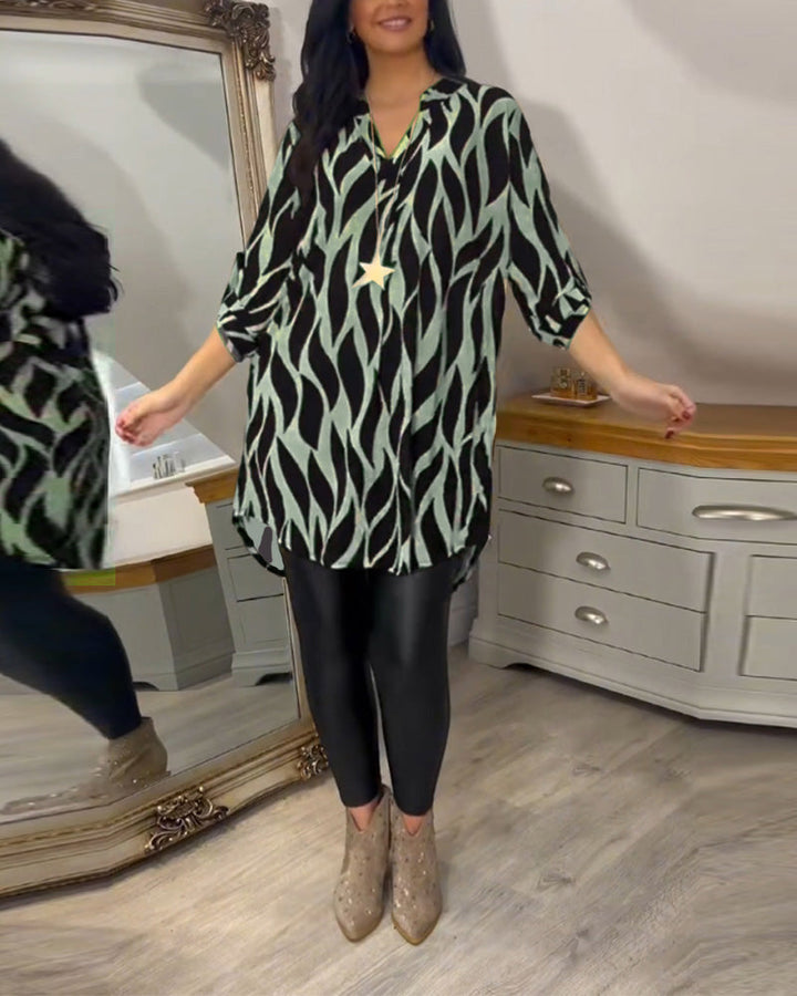 ALEXANDRA™ | Women Printed Loose-Fit Top