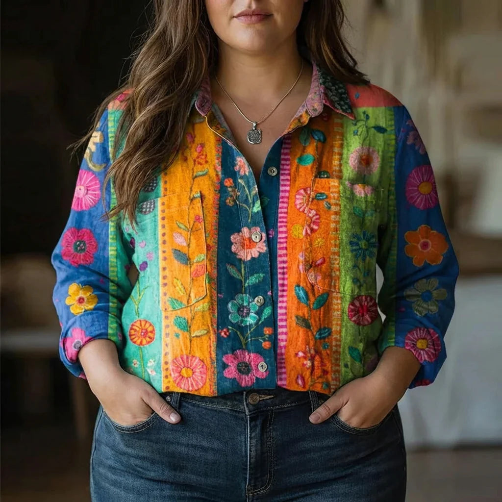 Posy | Bohemian Pattern Vintage Blouse