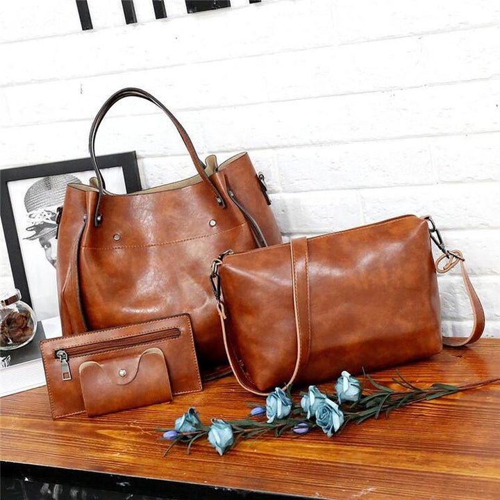 Sutton | Women Stylish Retro 4-Piece Bag Set