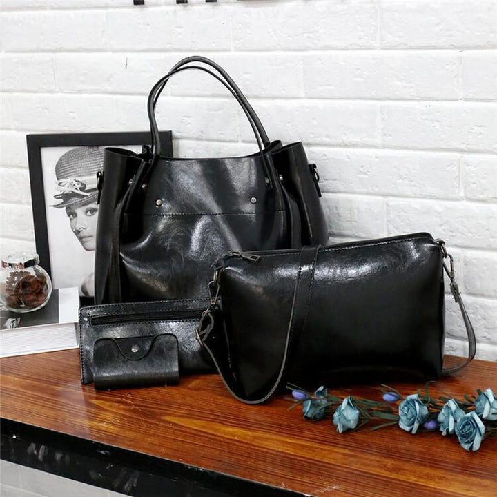 Sutton | Women Stylish Retro 4-Piece Bag Set