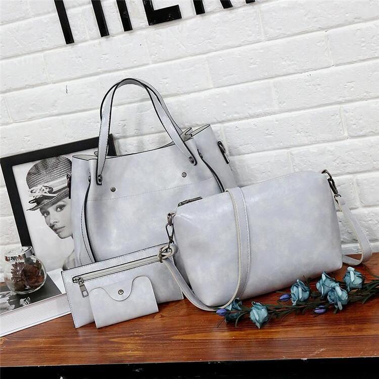Sutton | Women Stylish Retro 4-Piece Bag Set