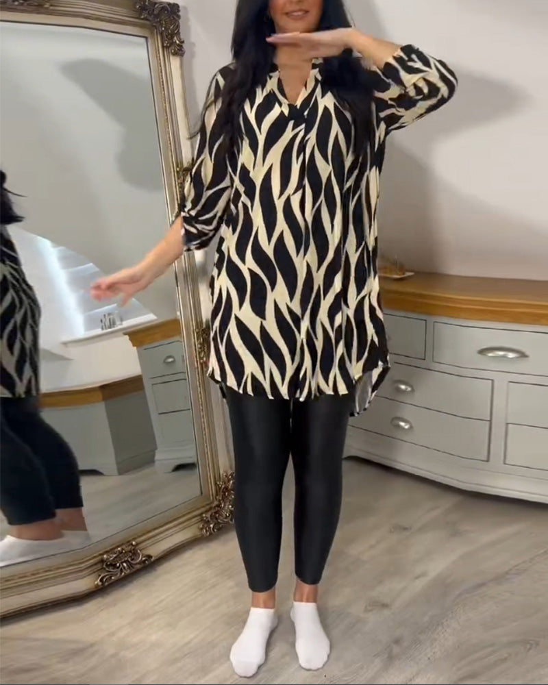 ALEXANDRA™ | Women Printed Loose-Fit Top