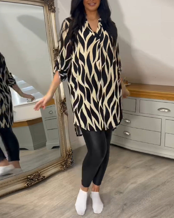 ALEXANDRA™ | Women Printed Loose-Fit Top