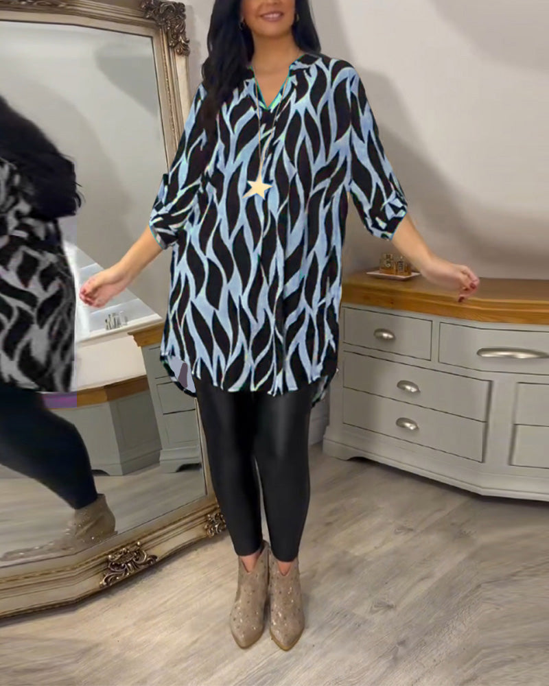 ALEXANDRA™ | Women Printed Loose-Fit Top