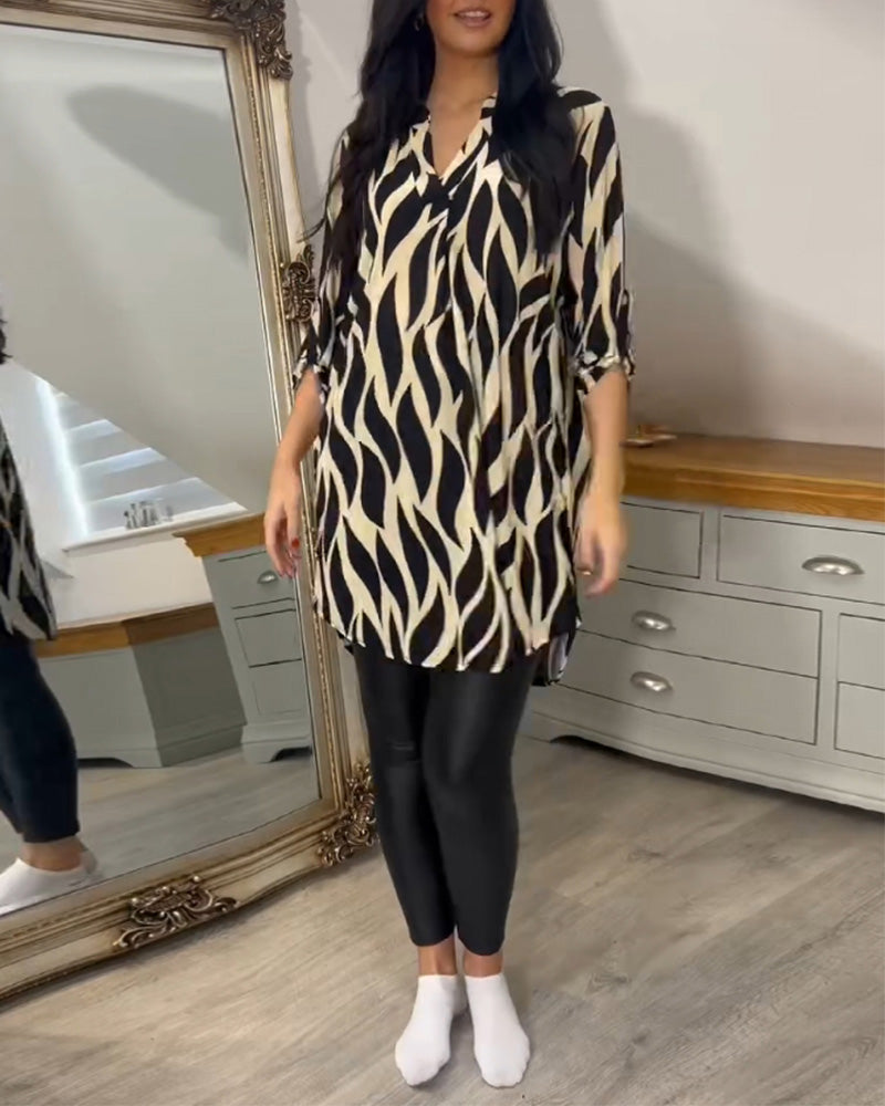 ALEXANDRA™ | Women Printed Loose-Fit Top
