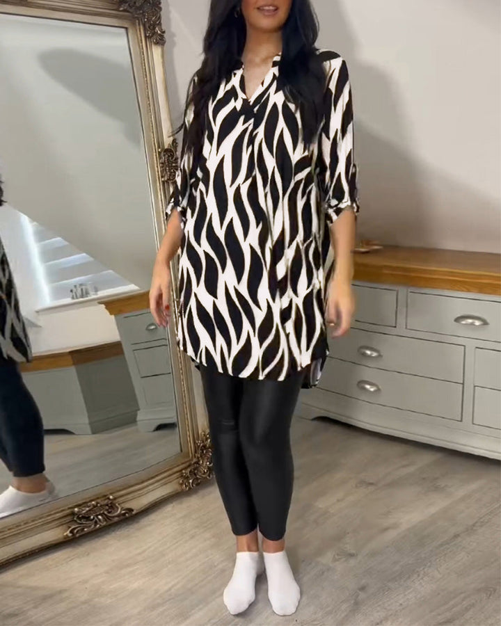ALEXANDRA™ | Women Printed Loose-Fit Top