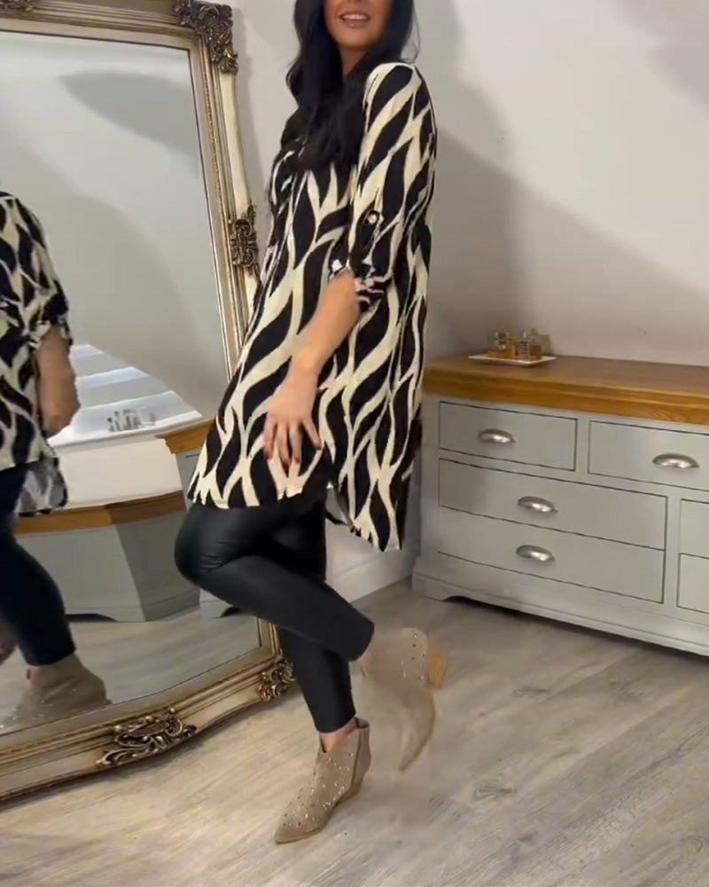 ALEXANDRA™ | Women Printed Loose-Fit Top