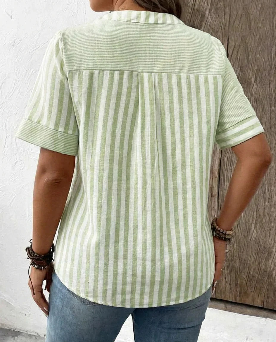 Frankie | Soft Striped Blouse