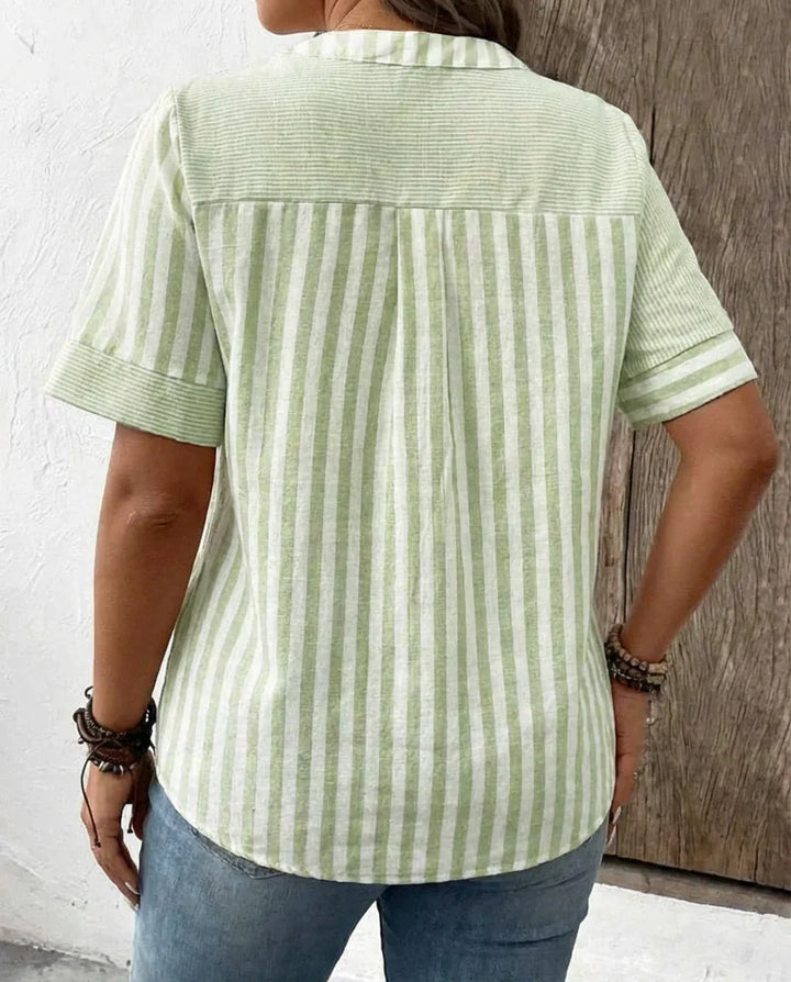 Frankie | Soft Striped Blouse