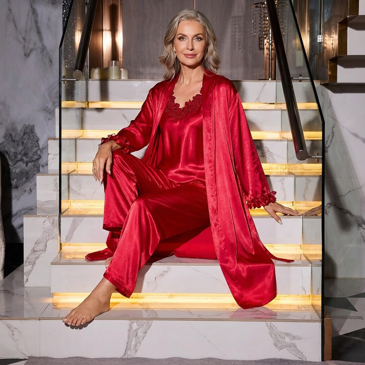 Eunice | Women 3-Piece Sleepwear Set