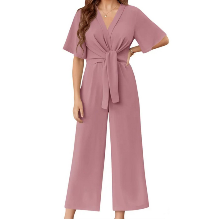Gabriella™ | Women Elegant Summer Tie Knot Jumpsuit