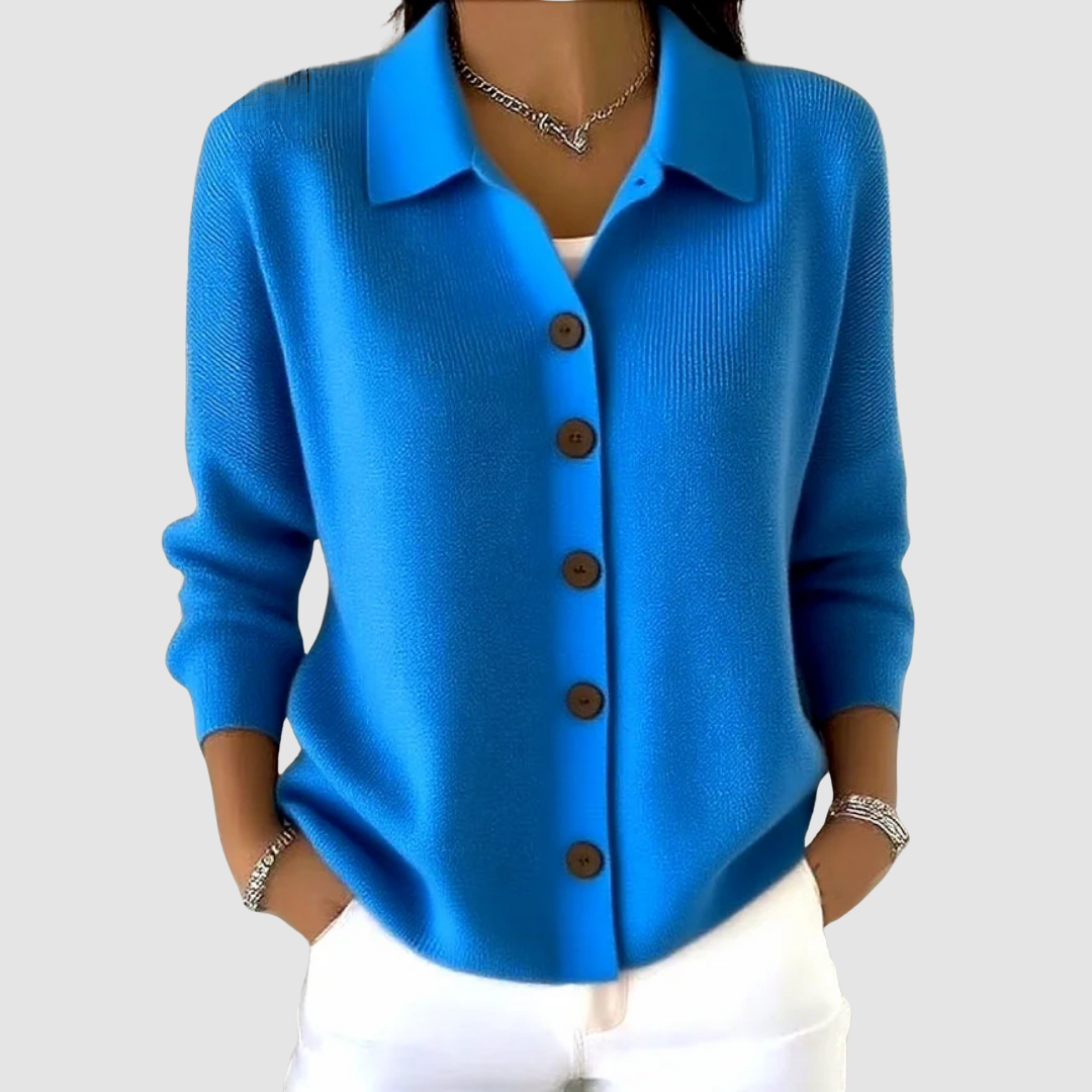 Riah™ | Soft Button-Up Knit Cardigan