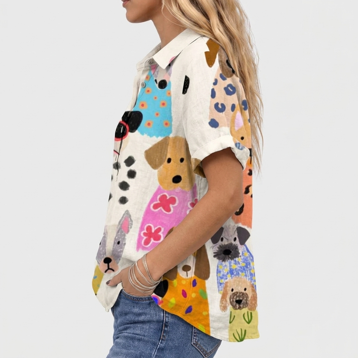 Pippa™ - Canine Collared Top