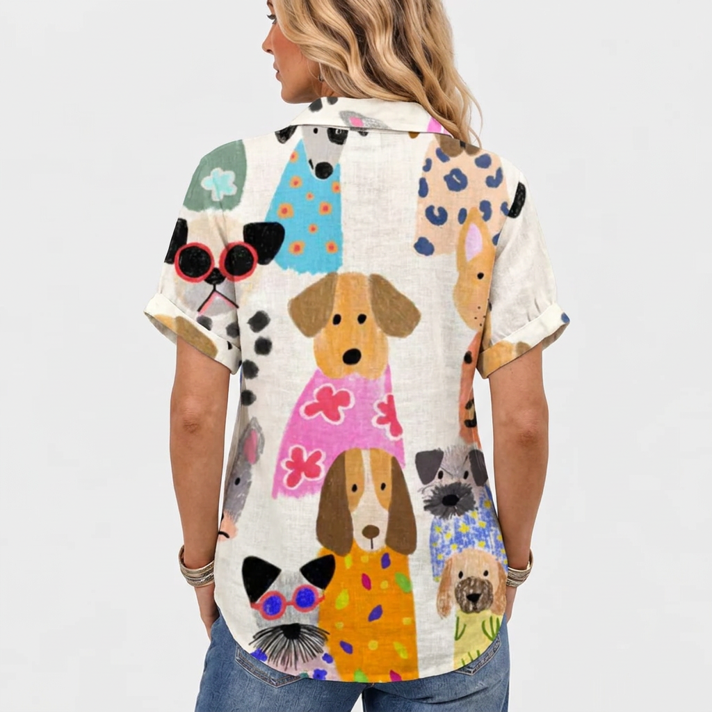 Pippa™ - Canine Collared Top