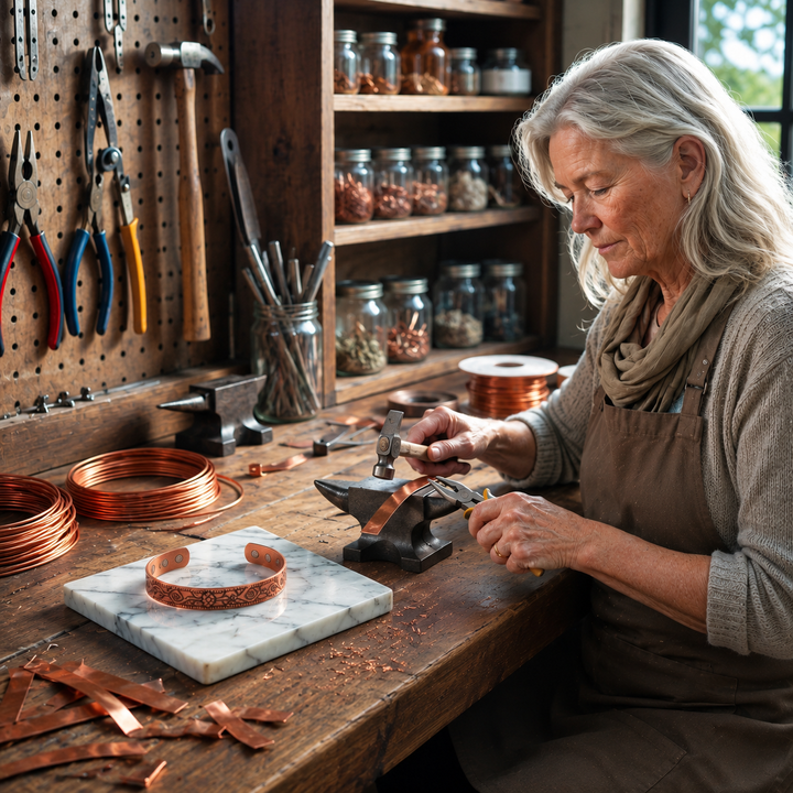 Glyph Copper Ring