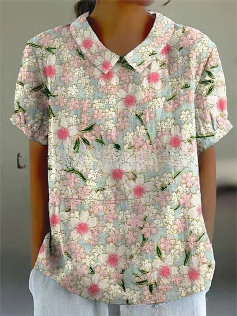 MARLENE™ | Women Vintage Print Shirt