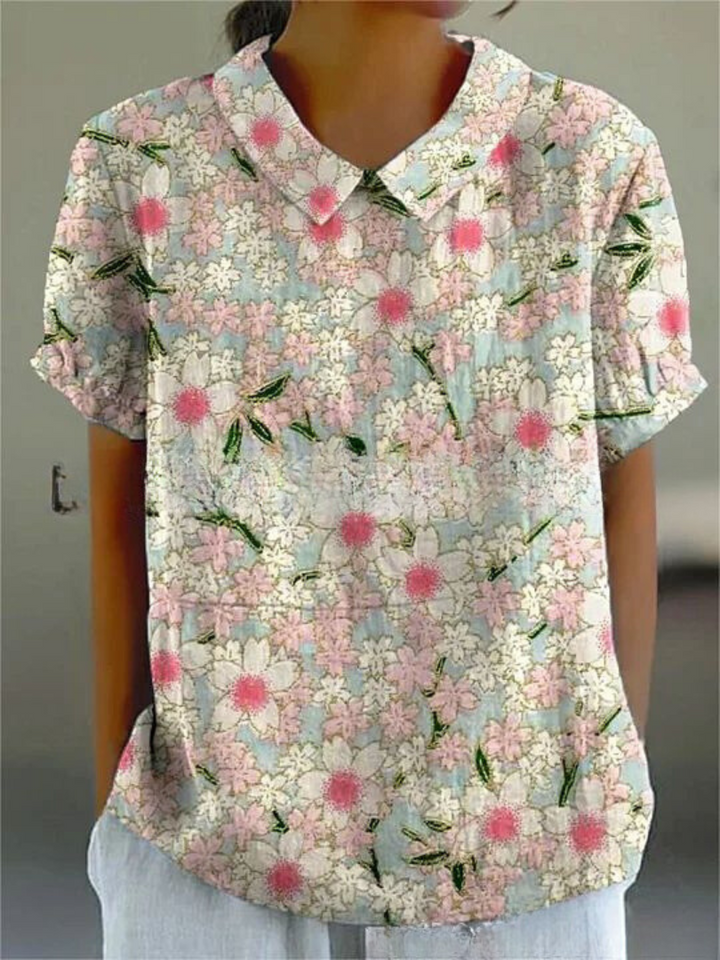 MARLENE™ | Women Vintage Print Shirt