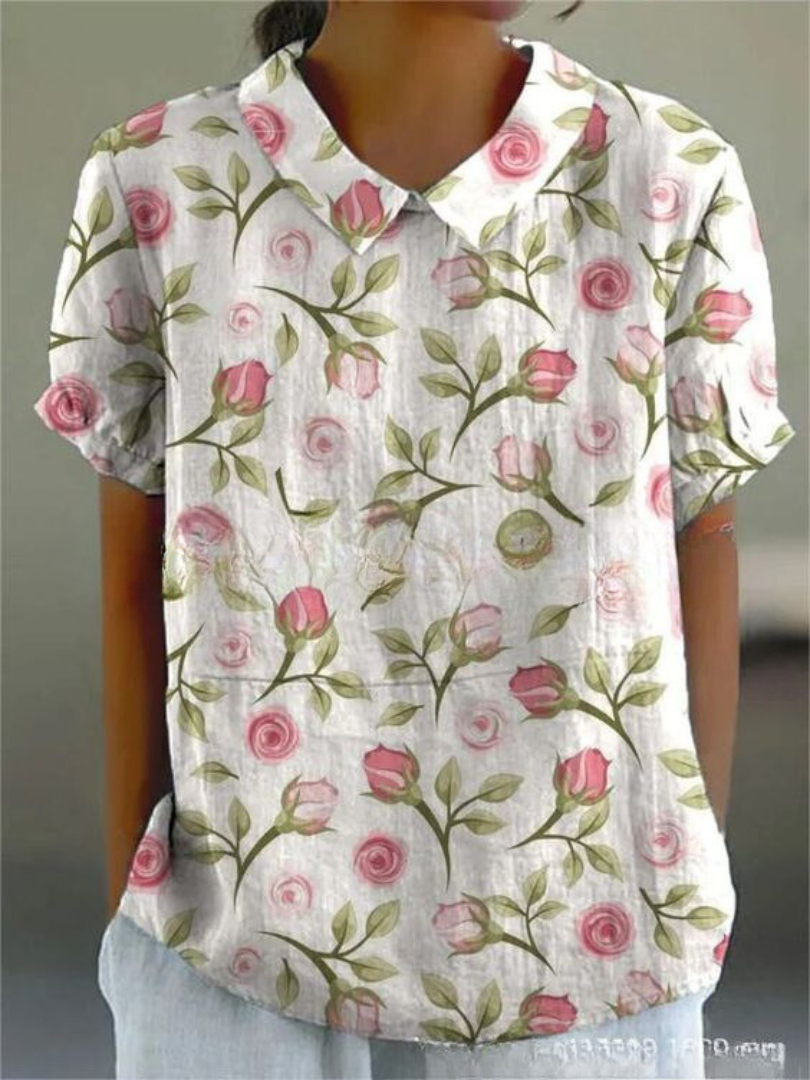 MARLENE™ | Women Vintage Print Shirt