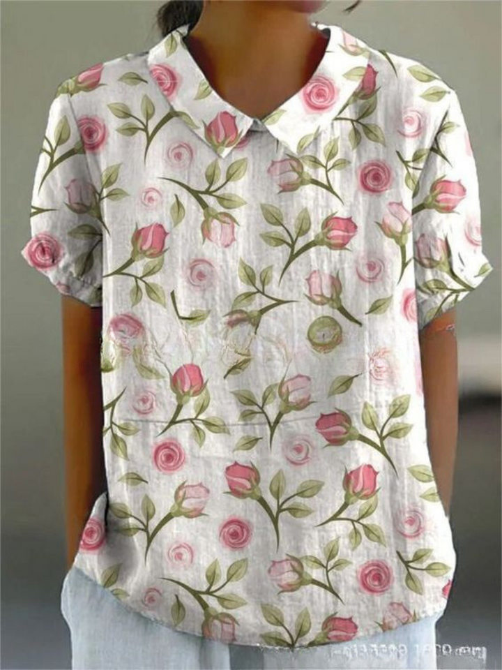 MARLENE™ | Women Vintage Print Shirt