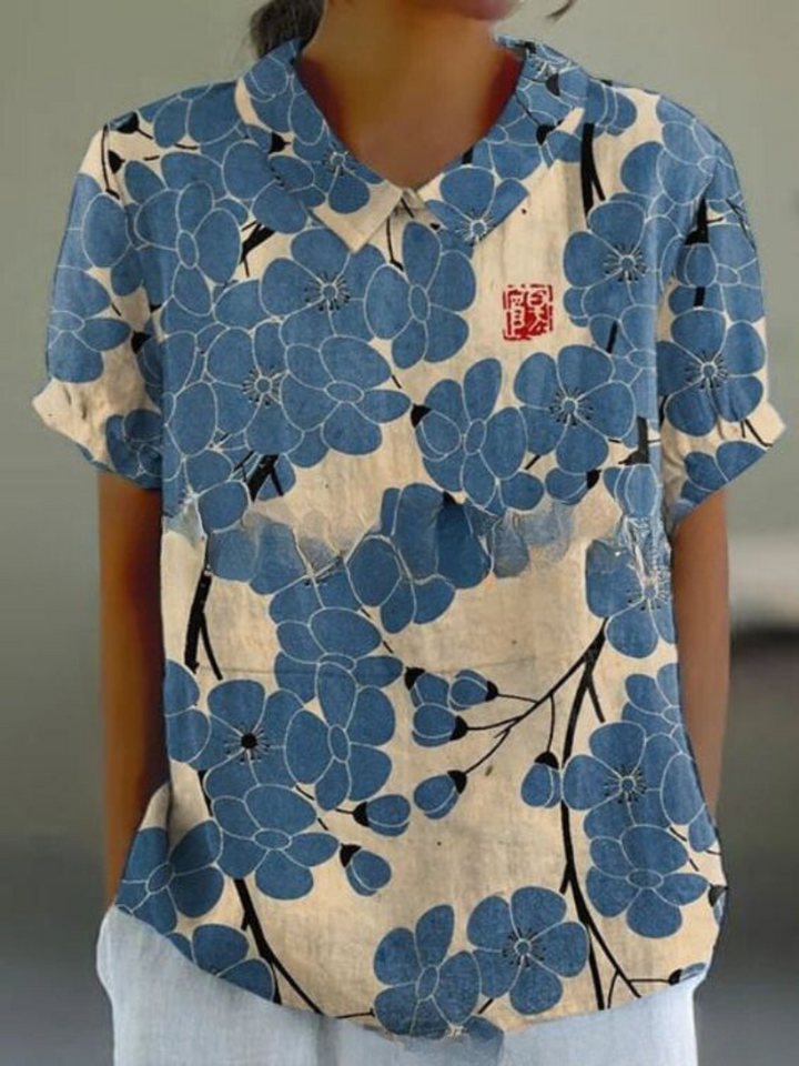 MARLENE™ | Women Vintage Print Shirt