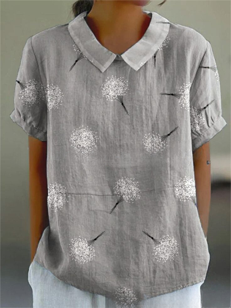 MARLENE™ | Women Vintage Print Shirt