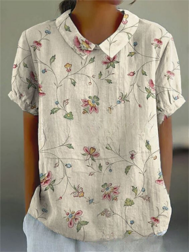 MARLENE™ | Women Vintage Print Shirt