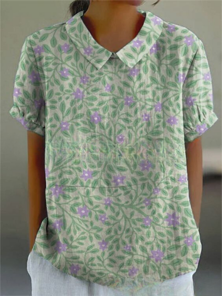 MARLENE™ | Women Vintage Print Shirt