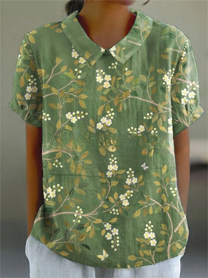 MARLENE™ | Women Vintage Print Shirt