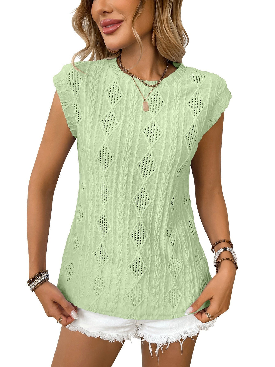 DELICE™ | Women Lightweight Knit Chic Tee