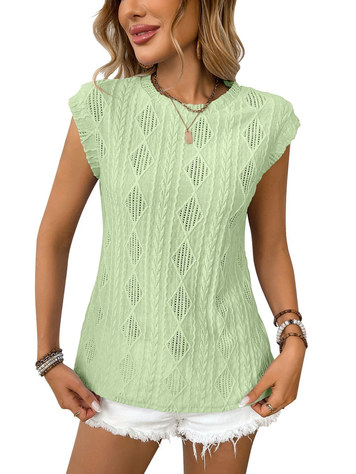 DELICE™ | Women Lightweight Knit Chic Tee