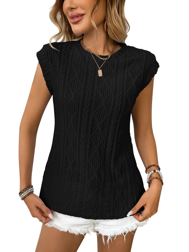 DELICE™ | Women Lightweight Knit Chic Tee