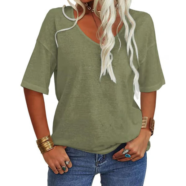 KRISANTA™ | Loose Lightweight Minimalist T-Shirt