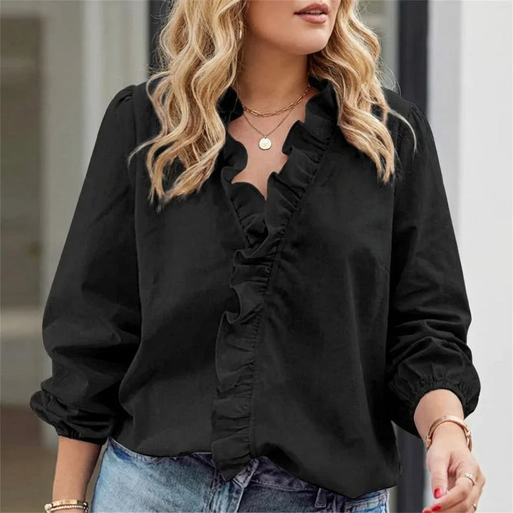 Magnolia | Feminine Blouse with Playful Ruffles