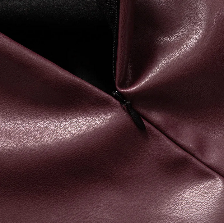 SERAN™ | Women Sleek Faux Leather Top