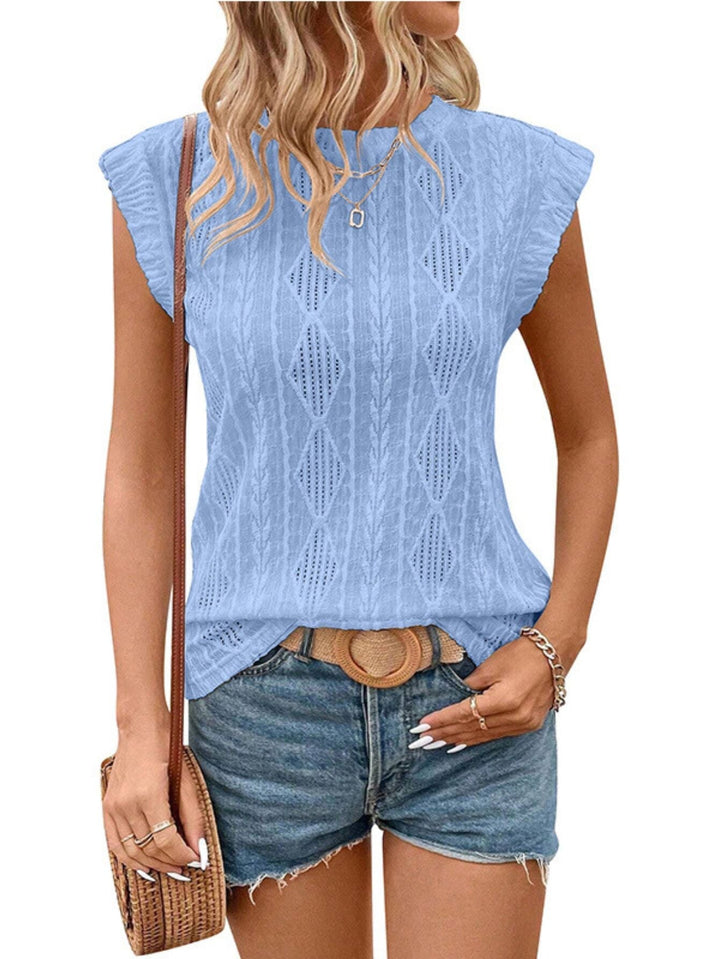 DELICE™ | Women Lightweight Knit Chic Tee