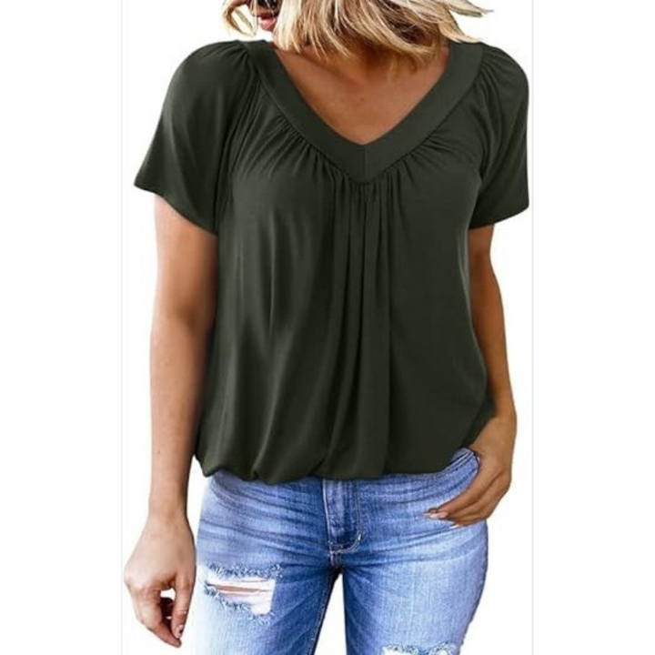 KATHLEEN™ | Women Casual V-Neck Top