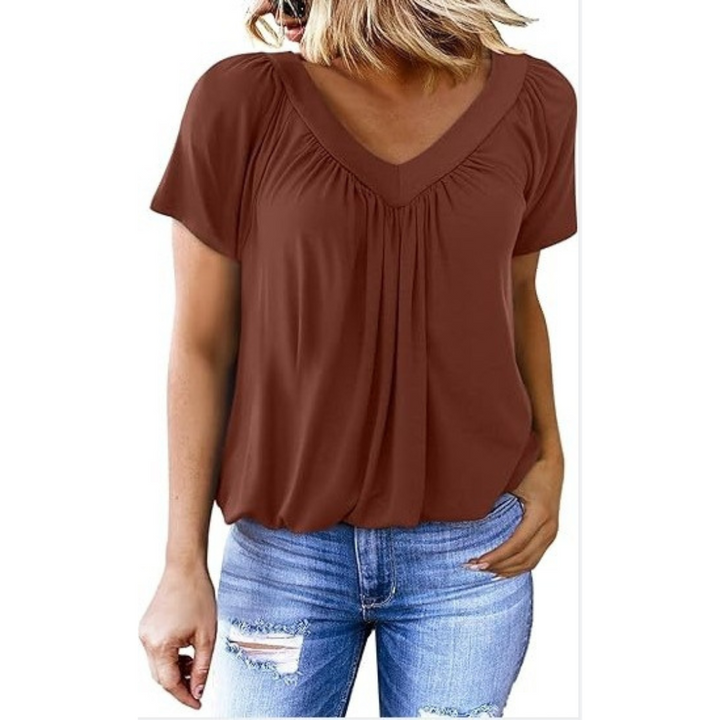 KATHLEEN™ | Women Casual V-Neck Top