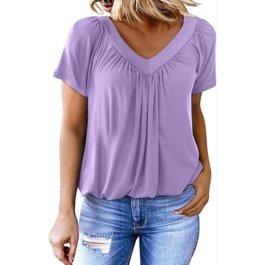 KATHLEEN™ | Women Casual V-Neck Top
