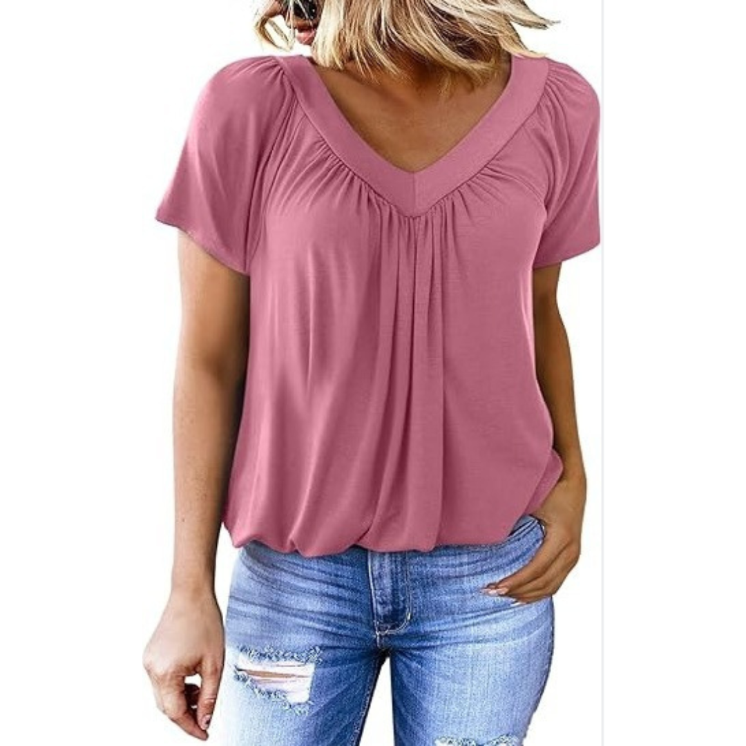 KATHLEEN™ | Women Casual V-Neck Top