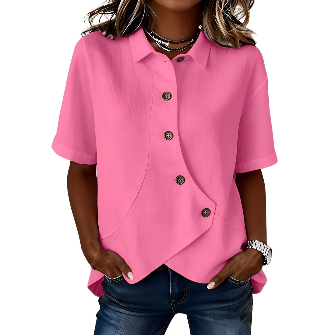 PARLA | Relaxed Button Shirt Blouse