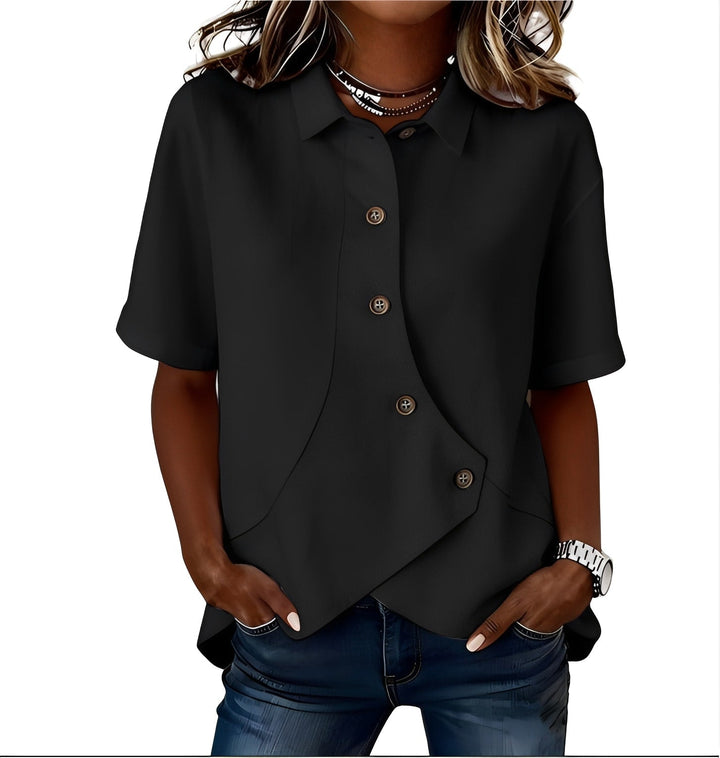 PARLA | Relaxed Button Shirt Blouse
