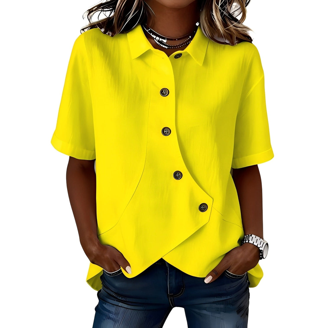 PARLA | Relaxed Button Shirt Blouse