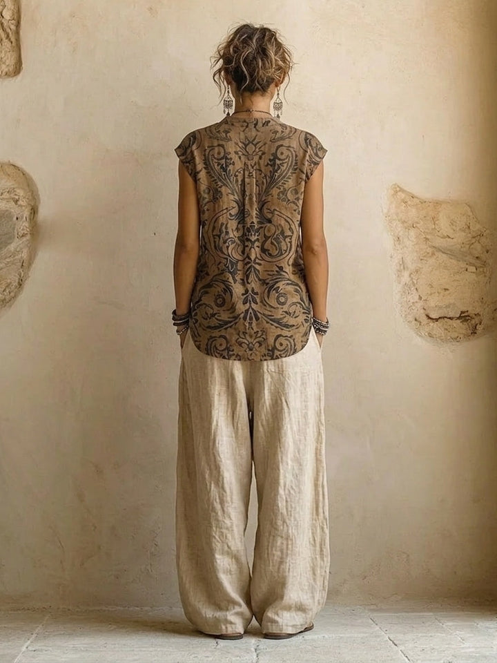 Coordinated Linen Blend Florence Set