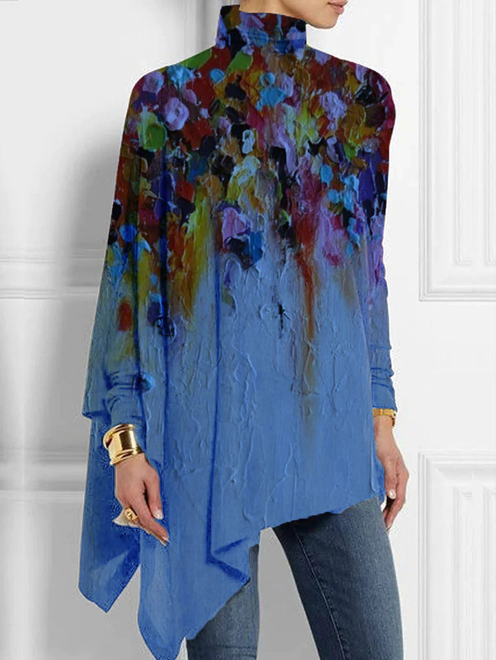 Dorothy | Oversized High Neck Lightweight Top