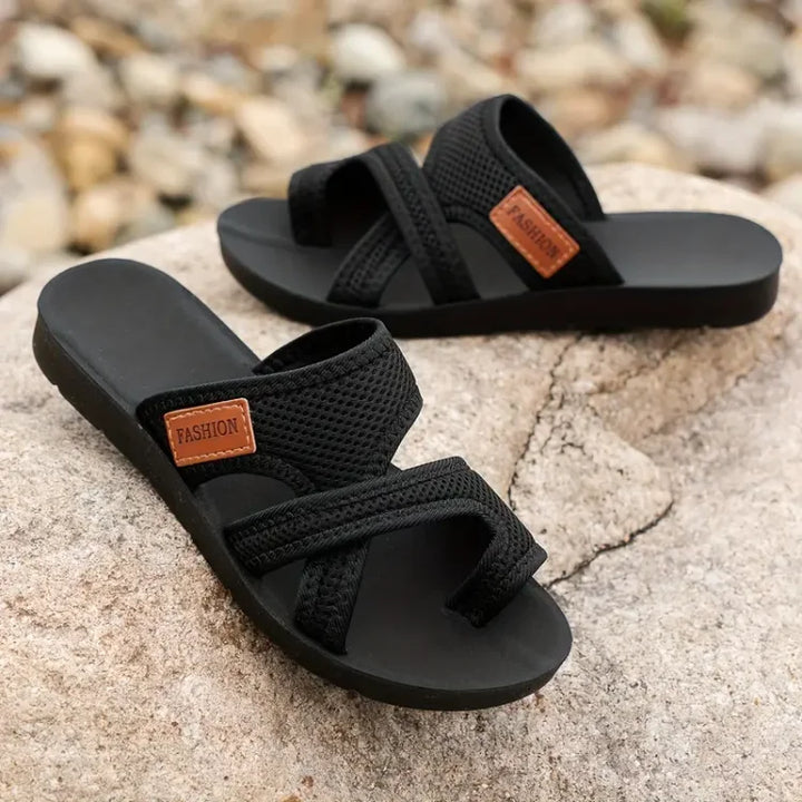 Nadette | Cushioned Comfort Slide Sandals